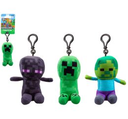 Minecraft plyš postavička s klipem 13 cm