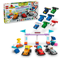 LEGO® DUPLO® 10445 Závodní auta a řidiči týmu F1®