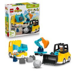 LEGO® DUPLO® 10475 Vozidla na stavbě 3 v 1