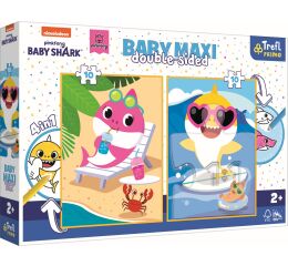 Trefl Puzzle Baby MAXI 2x10 - Žralokův šťastný den