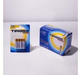 Baterie AAA (LR03, 1.5V) alkalické balení 4 ks