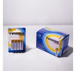 Baterie AA (LR6, 1.5V) alkalické balení 4 ks