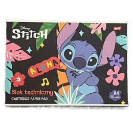 Blok kartonů A4, 10 listů, 190g/m2 STITCH