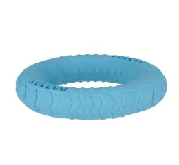 Hračka pro mazlíčky Dentální kroužek pro psy modrý 17 cm