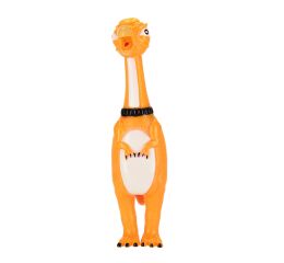 Hračka pro mazlíčky Gumový pískací dinosaurus pro psy 23 cm