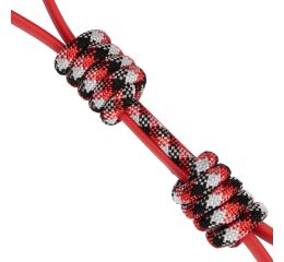 Hračka pro mazlíčky Přetahovadlo pro psy gumové červené 34 cm