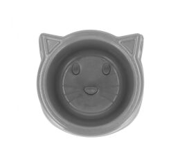 Miska na krmení pro mazlíčky šedá 13 cm