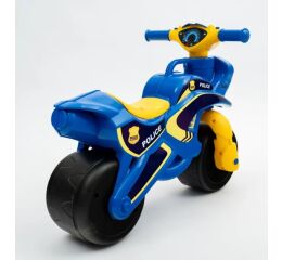 DOLONI Odrážedlo motorka žluto-modrá 70x32x52