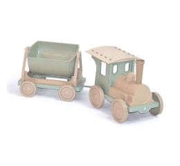 DOLONI ECO Line Vláček s jedním vagónem 20x10x10 cm