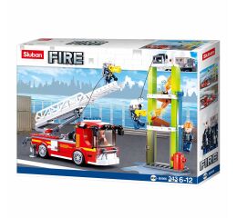 Sluban Hasiči M38-B0966 Vůz s teleskopickým žebříkem