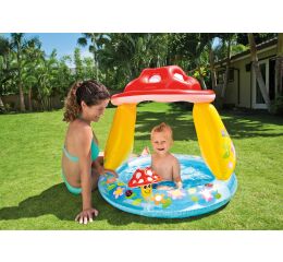 57114NP Bazén Houba s nafukovacím dnem 102 x 89 cm