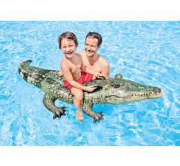 57551NP Nafukovací krokodýl s držadly