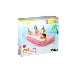 58487NP Intex Bazén nafukovací růžový