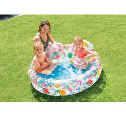 59460NP Nafukovací bazén s kruhem a míčem 122 x 25 cm