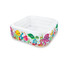 57471NP Nafukovací bazén - akvárium 159 x 159 x 50 cm