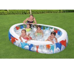 54066 Bazén nafukovací oválný 2.29m x 1.52m x 51cm
