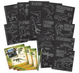 DinosArt Vyškrabovací deníček