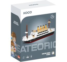 KOCO Stavebnice Titanic 271 dílků 13,5x2,5x4,5 cm