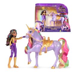 UNICORN ACADEMY SVĚTELNÝ JEDNOROŽEC A FIGURKA 11 CM SOPHIA & WILDSTAR