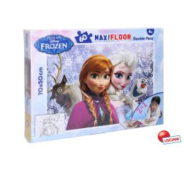 Frozen Puzzle Maxi 60 Elsa a Anna oboustranné 70x50 cm