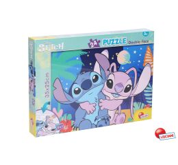 Stitch puzzle oboustranné 35x25 cm 24 dílků