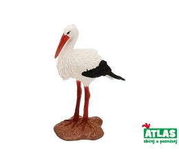 A - Figurka Čáp 9 cm