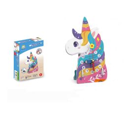 Stavebnice hodiny jednorožec