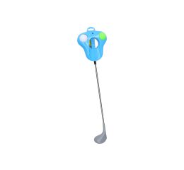 Golfová sada hůl s míčky a jamkou 62 cm