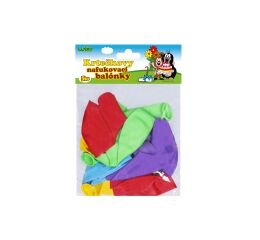 Balónek nafukovací 30cm Krtek + kamarádi - sada 5ks, 5 designu