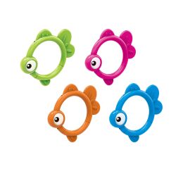 Hračka na potápění rybí kroužky set 4ks 34 cm
