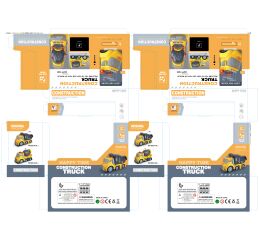 Auto stavební sklápěč s efekty