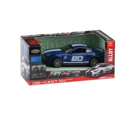 Auto kovové s pruhy na zpětné natažení 12 cm