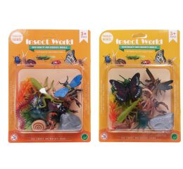 Zvířátka hmyz figurky set 12 ks 6,5 cm