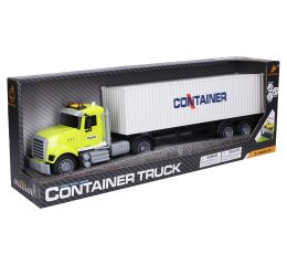 Auto tahač s kontejnerem na setrvačník s efekty 48 cm