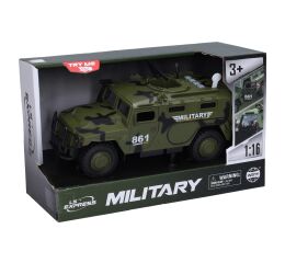 Auto vojenské s efekty 25,5 cm