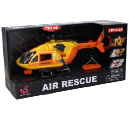 Vrtulník záchranářský s efekty 38 cm