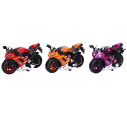 Motorka na zpětné natažení s efekty 16cm