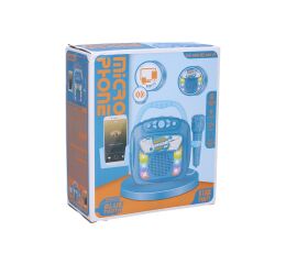 Hudební box s mikrofonem a bluetooth 28 cm