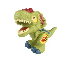 Dinosaurus s efekty zelený 26x18x13 cm