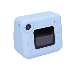 Dětský digitální fotoaparát s tiskárnou modrý - foto 12Mpx, video Full HD