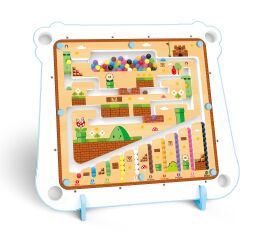 Magnetická tabulka s bludištěm modrá 34 cm