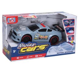 Auto závodní s efekty 21 cm