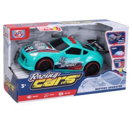 Auto závodní s efekty 21 cm
