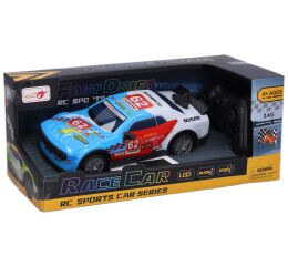 Auto 62 Champion svítící dýmící RC na dálkové ovládání 19 cm