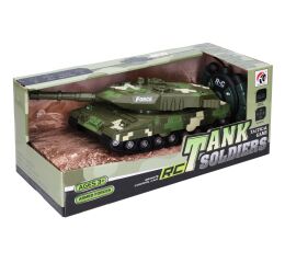 Tank RC na dálkové ovládání s efekty 28 cm