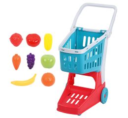 Playgo Nákupní vozík s potravinami