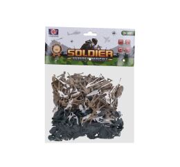 Figurky vojáci set 200 ks 4 cm