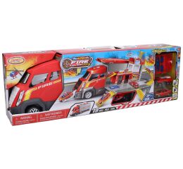 Kamion hasičská stanice rozkládací s efekty 46cm