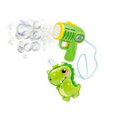 Bublifuk pistole s externí nádržkou dinosaurus 280 ml 15 cm