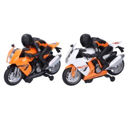 Motorka Závodní s jezdcem 28 cm